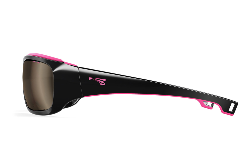 Спортивные очки LiP Tide / Gloss Black - Pink Rubber / PC Polarized / Levante Series Chroma Brown