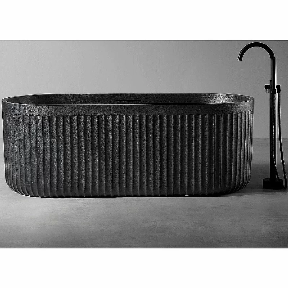 Ванна Abber Stuttgart 170x75 AM9925B черная матовая