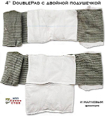 Бандаж ИПП 4" 10см 2 подушки и Z-сложенный бинт Кровестоп