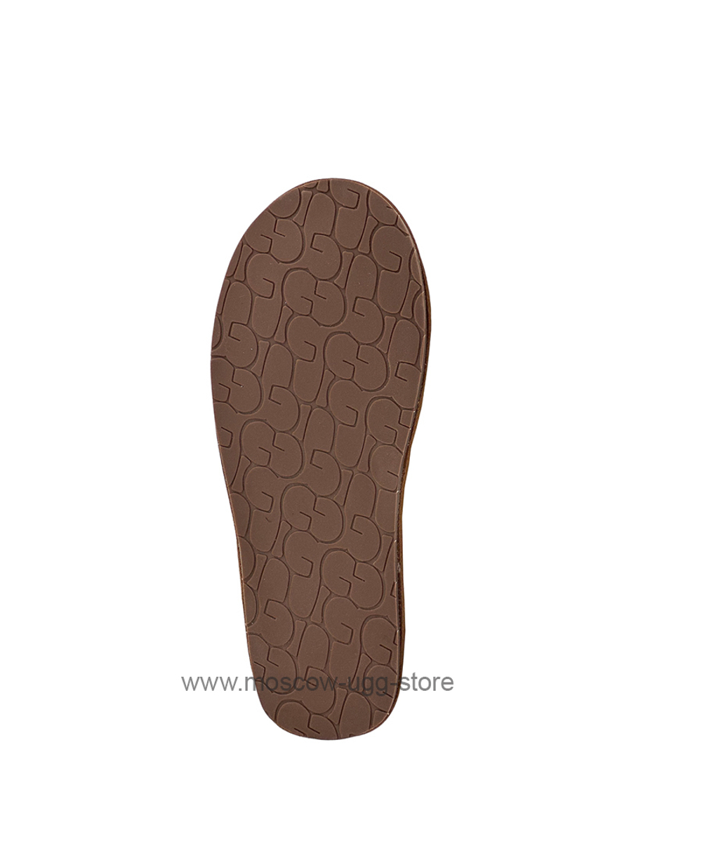 MENS SCUFF SLIPPER - burnt olive