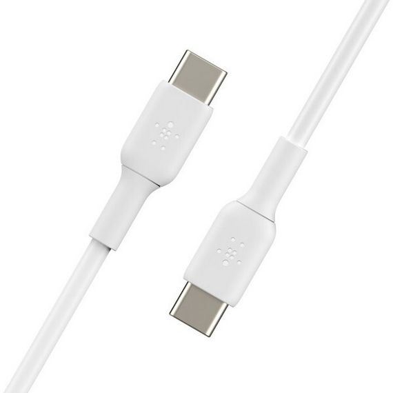 Кабель Belkin BoostCharge USB-C - USB-C 1м 2 шт. (CAB003bt1MWH2PK) White