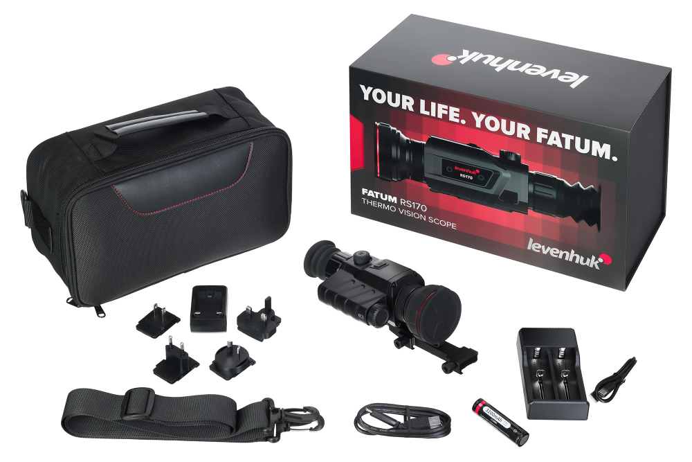 Монокуляр цифровой Levenhuk Fatum RS170, с прицельным крепежом