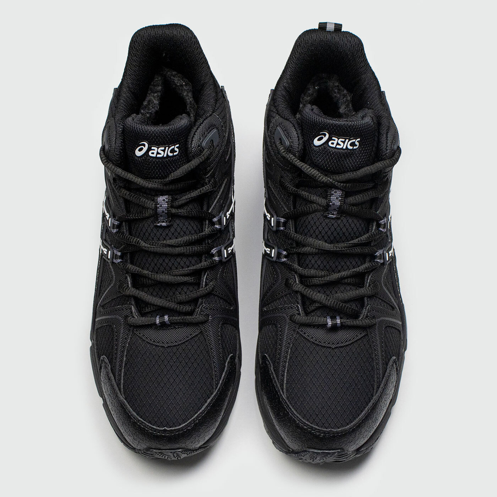 Кроссовки Asics Gel-Kahana 8 Mid Black Grey Wmns with Fur