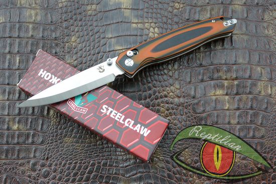 Складной нож Steelclaw ЁРШ-01 c клинком из стали D2, рукоять G10