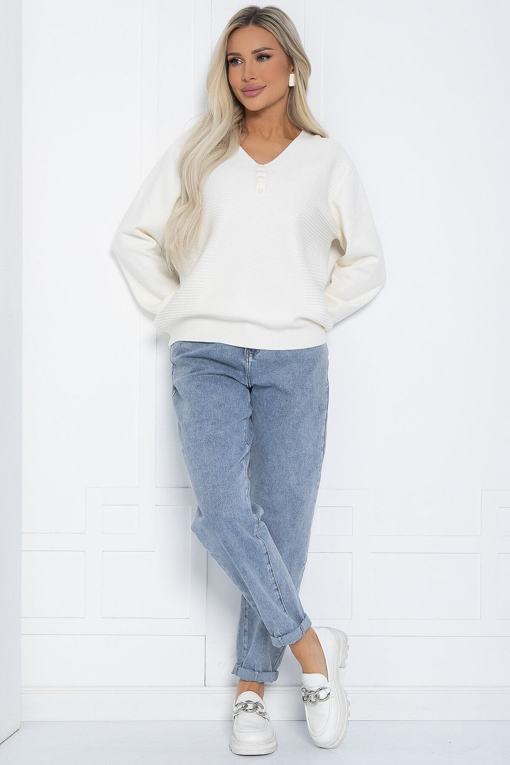 Джемпер Берцелия (айвори) Б12415-4 LT Collection