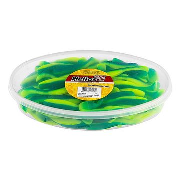 Виброхвост несъедоб. Chubby 3,55'/9 см Blue Lime 100шт. (HS-4-040-N) Helios