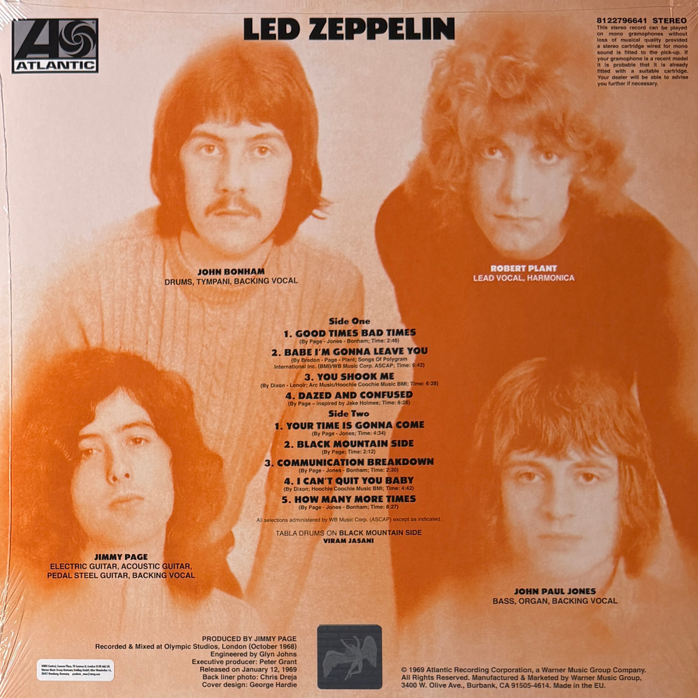 Виниловая пластинка Led Zeppelin - Led Zeppelin LP