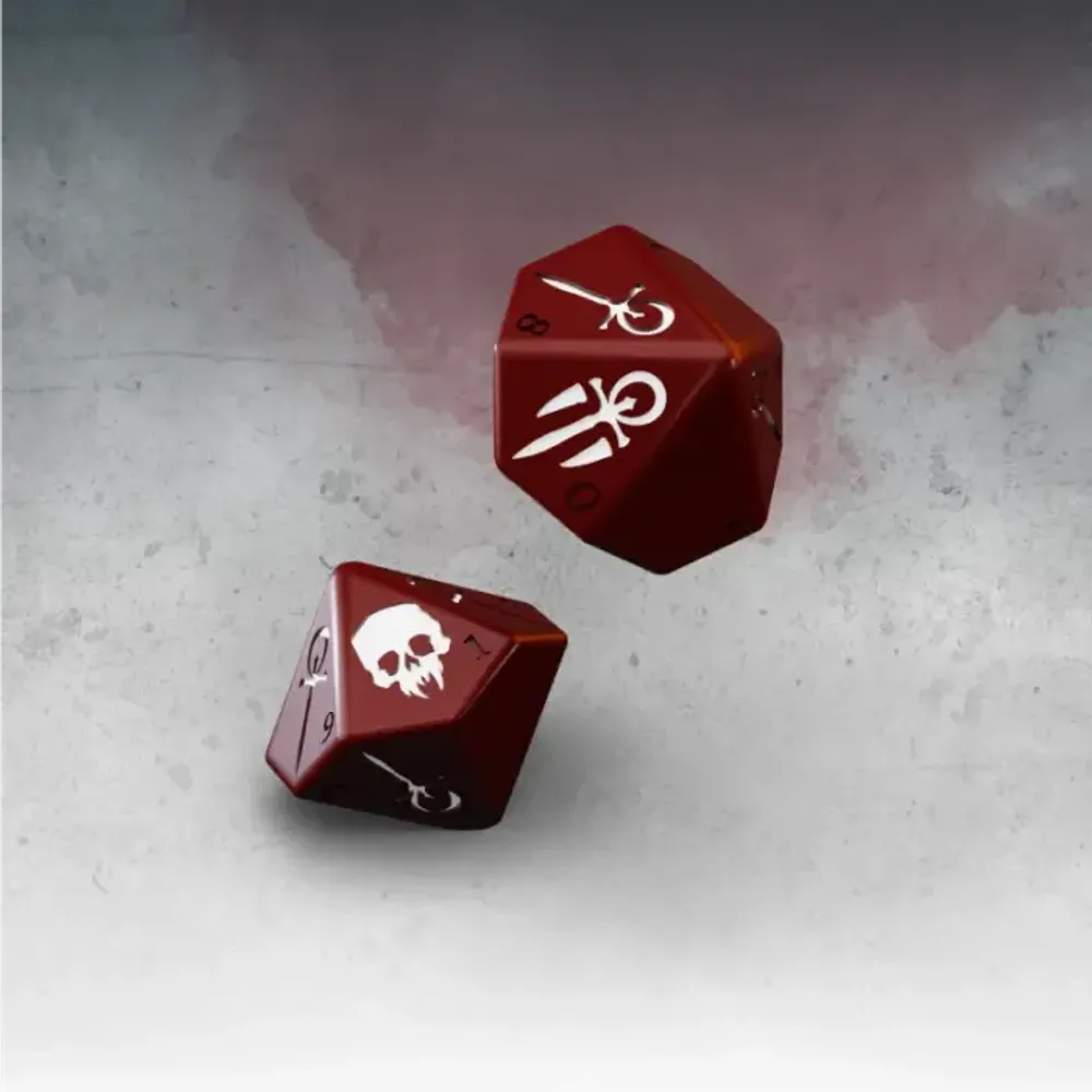 [Предзаказ] Extra Set of 2 D10 Dice (Red)