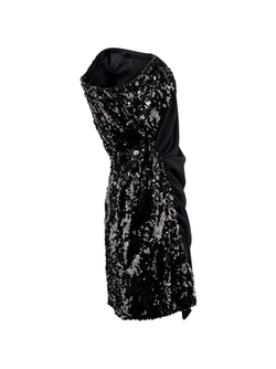 PINKO Платье с пайетками - черный