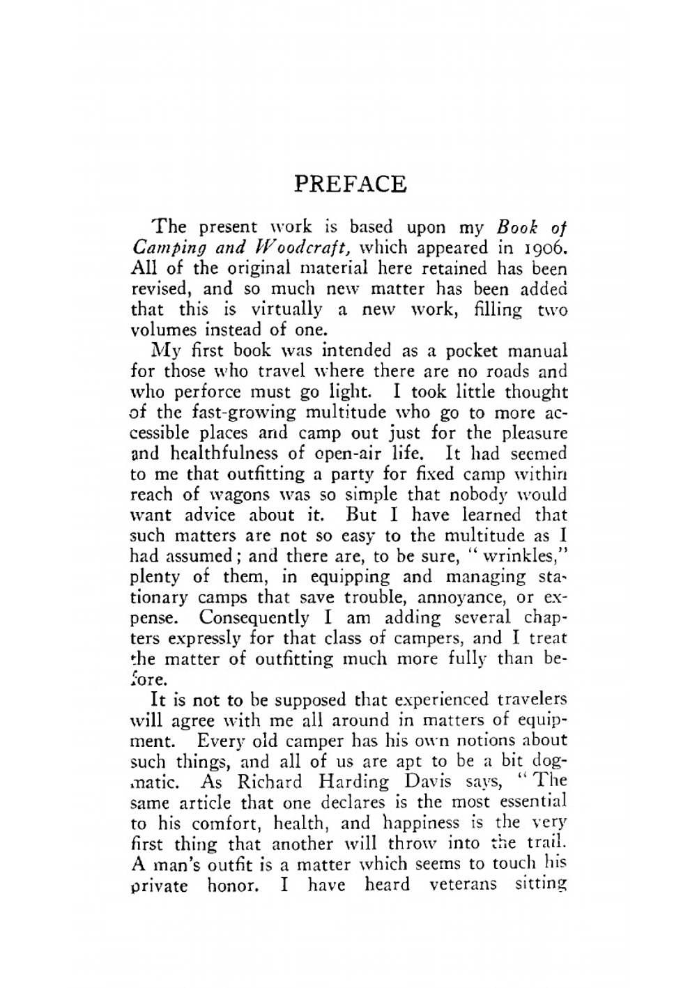 Camping and woodcraft; a handbook for vacation campers and for travelers in the wilderness | Horace Kephart