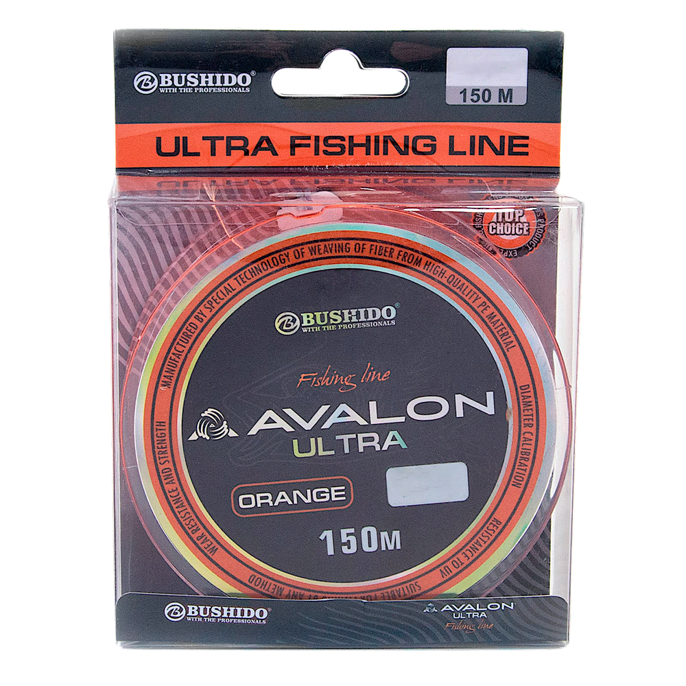 Шнур Bushido Avalon Ultra Orange 150м 0439 -