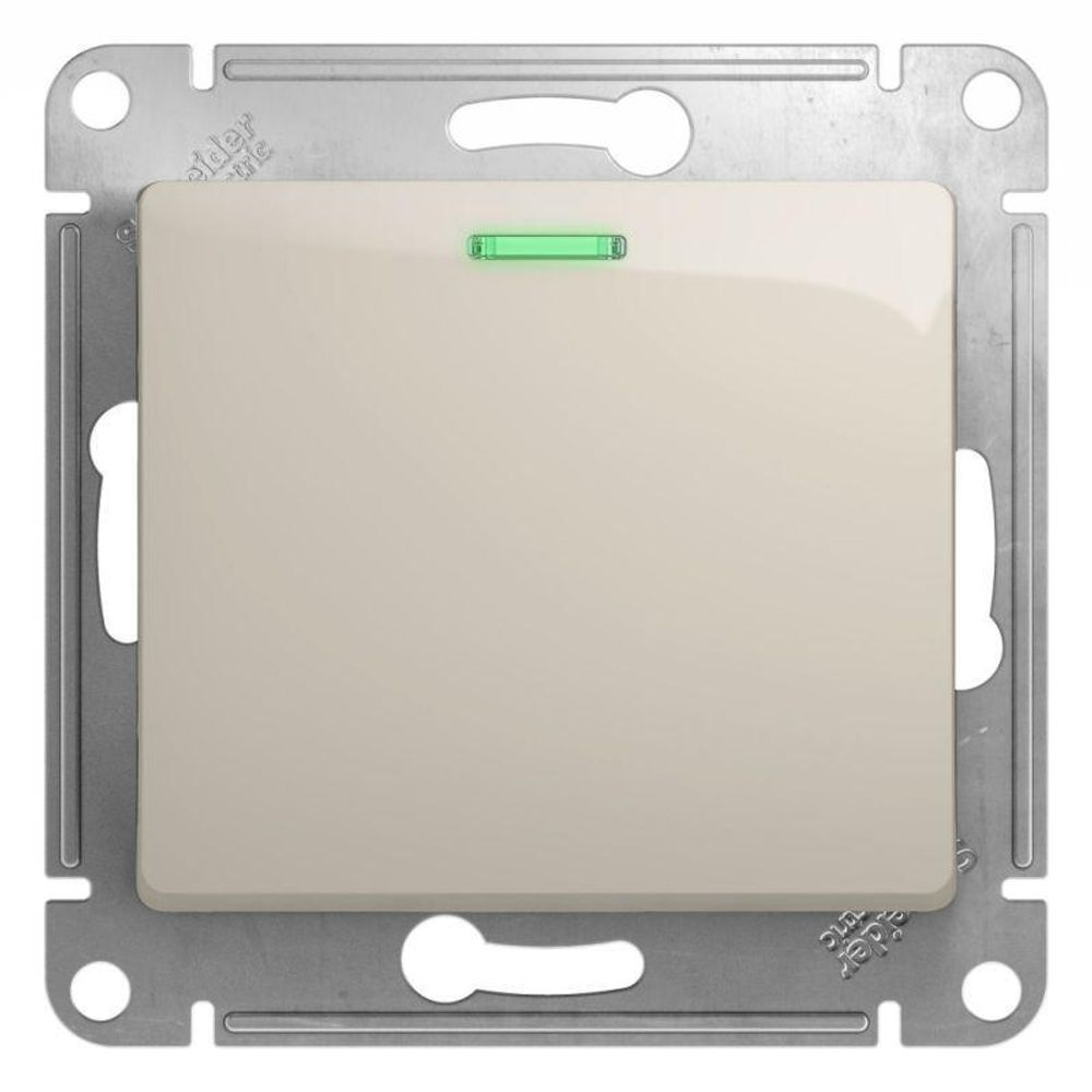 Выключатель 1-кл. СП Glossa 10А IP20 (сх. 1а) 10AX с подсветкой механизм молочн. SE GSL000913 Выключатель 1-кл. СП Glossa 10А IP20 (сх. 1а) 10AX с подсветкой механизм молочн. SE GSL000913