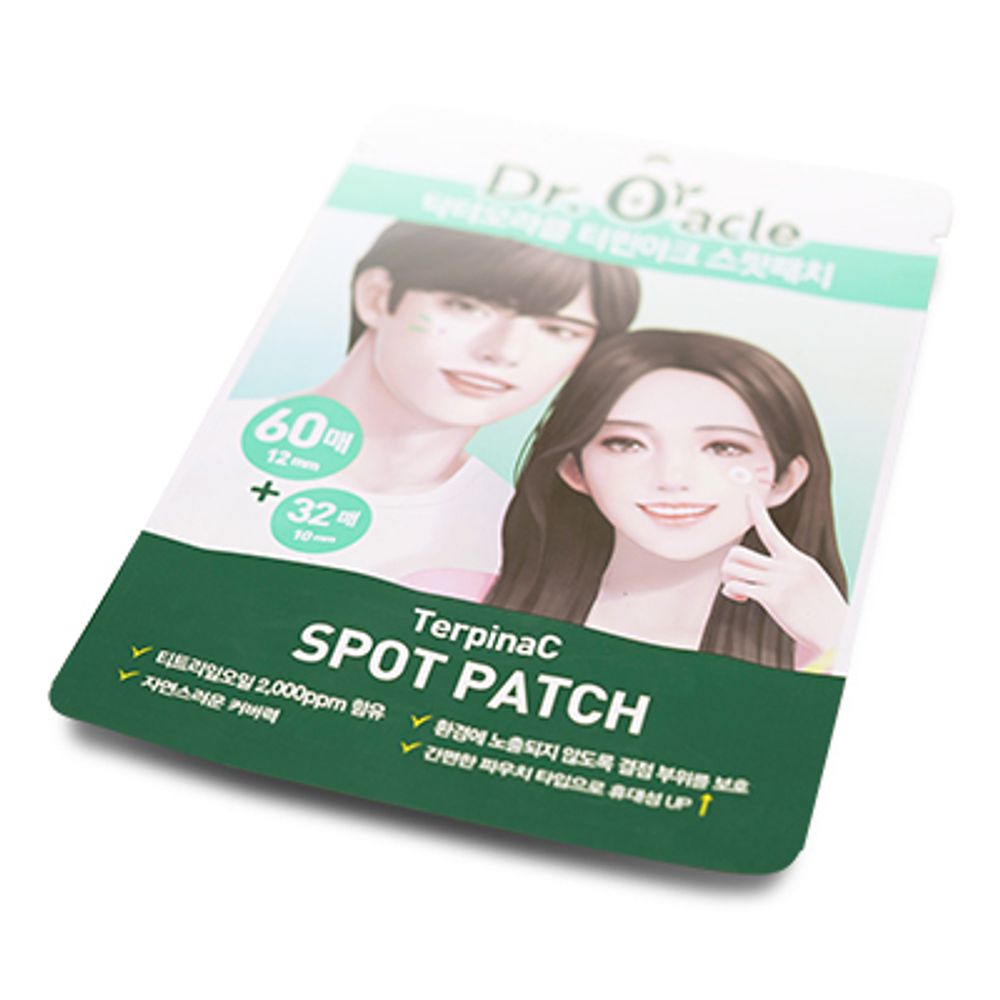 Dr.Oracle TerpinaC™ Патчи точечного действия для проблемной кожи с маслом чайного дерева (Доктор Оракл) (60 шт.х12 мм; 32 шт.х10 мм)