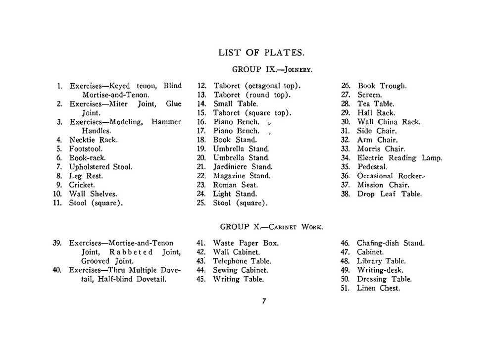 Advanced Projects in Woodwork | Griffith Ira Samuel