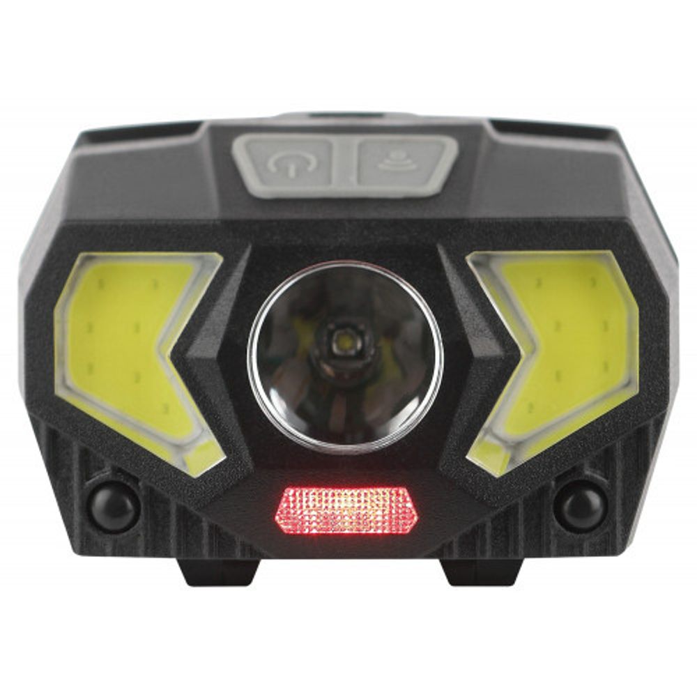 Фонарь налобный светодиодный ЭРА GB-608 на батарейках, 3xAAA, 5Вт, 7 режимов, черный