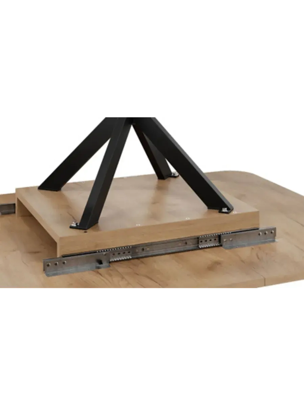 Стол кухонный Ателье темный 100(131)х100х75 см