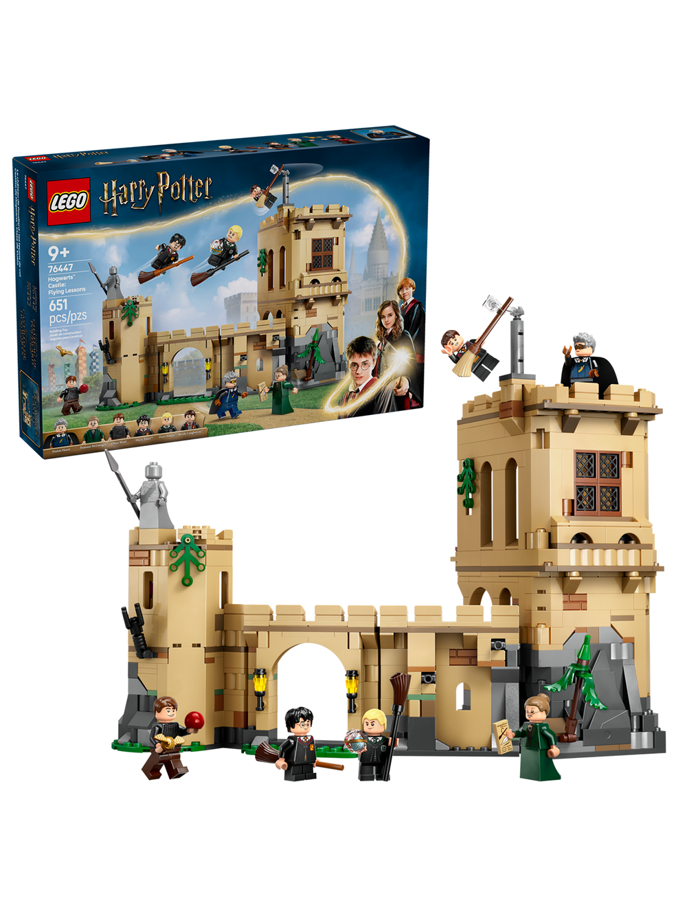 Конструктор LEGO Harry Potter Замок Хогвартс: Уроки полетов 76447 | LEGO Harry Potter Hogwarts Castle 651 деталь | 9+