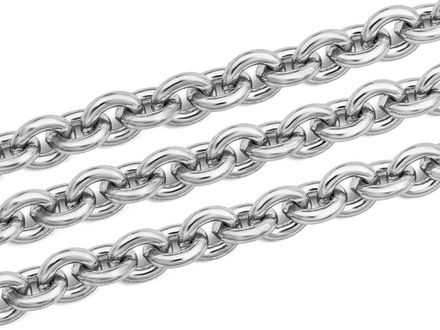 Цепь овальная, 7,5х9,5мм
