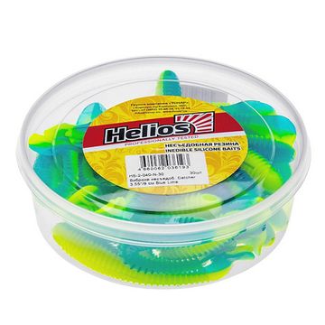 Виброхвост несъедоб. Catcher 3,55'/9 см Blue Lime 30шт. (HS-2-040-N-30) Helios