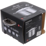 Кастрюля из нержавеющей стали STELLA 3,6л, индукция, DH11-20