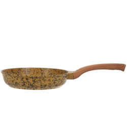 Сковорода алюминий, 24 см, антиприг, Гурман, Granite Gold, ГМ2401 ГГ, с дерев ручк