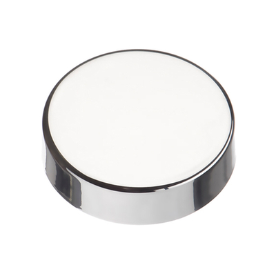 Заглушка пластиковая для петли, хром