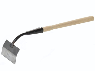 Тяпка нерж 50*80мм прямоугольная с черенком