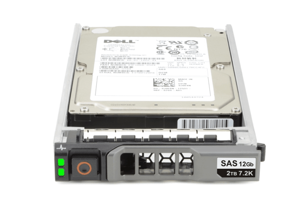 Жесткий диск Dell 463-6999 2-TB 12G 7.2K 2.5 SAS w/G176J