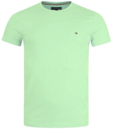 Мужская теннисная футболка Tommy Hilfiger Stretch Slim Fit - зеленый
