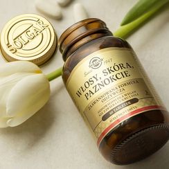 Vitamin \ Витамины для волос, кожи и ногтей, Skin, Nails & Hair, Solgar, улучшенная формула МСМ, 60 таблеток