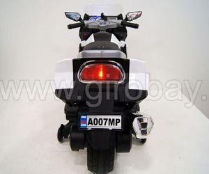 Детский электромотоцикл River Toys SUPERBIKE - MOTO A007MP белый