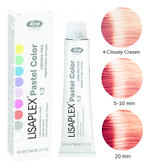 Оттенок Orange Pink Розовый апельсин Крем-краситель для волос Lisaplex Pastel Color 60мл