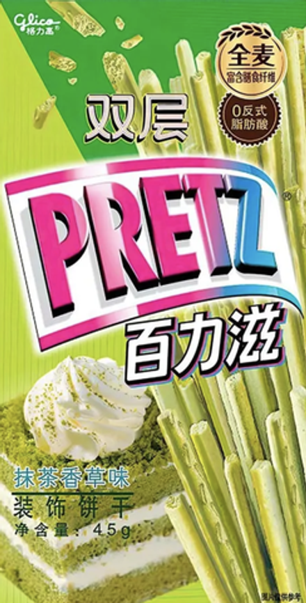 Палочки Double Pretz со вкусом матча и ванили