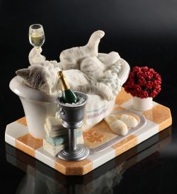 WS-1355 Статуэтка «Кошка в ванной»