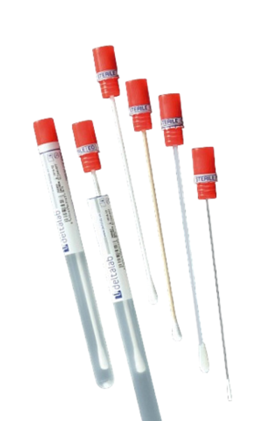 Зонд-тампон (алюминий+хлопок) урогенитальный без среды, в пробирке стерильный