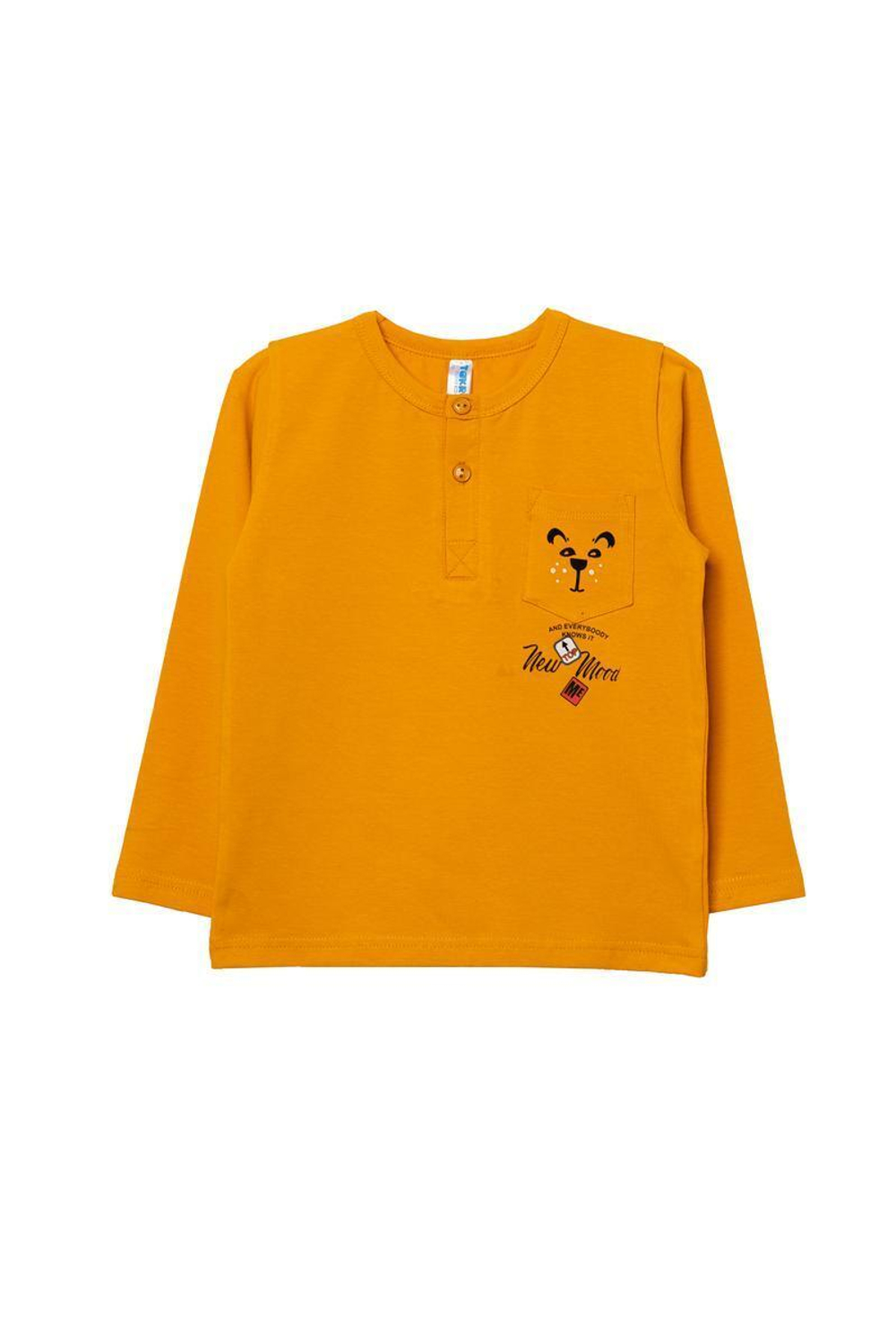 ЛОНГСЛИВ для мальчика дл/р M0959KL-3/6 р.104 охра(Такро)