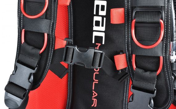 Жилет-компенсатор BCD Seac Modular Оne size Тип-крыло красный