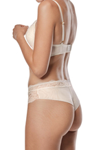 Супер пуш-ап бюстгальтер Ksenia без косточек (Размер: 75B) (Цвет: кремовый)