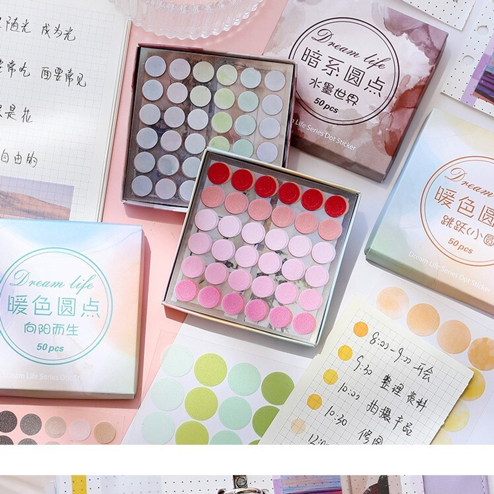 Набор наклеек для планера, страна грез, 50 листов 8х8 см