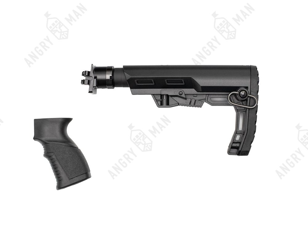 Комплект: Телескопический приклад для складных ВПО, без завышения на базе Alpha, K.Arma