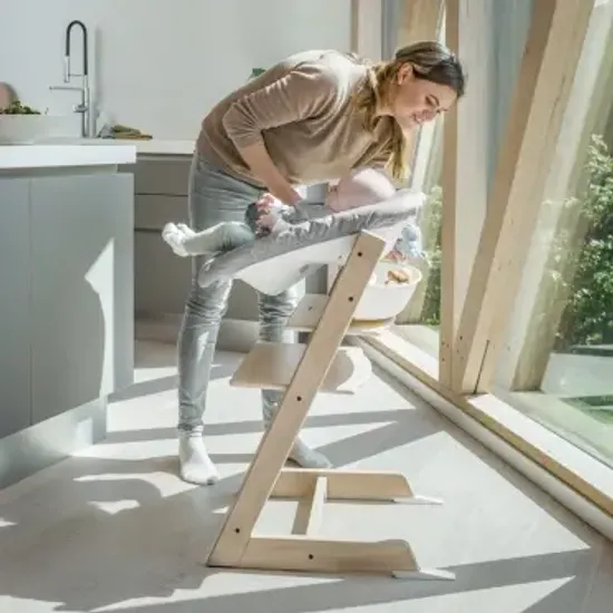 Стульчик для кормления STOKKE Tripp Trapp комплект 4 в 1 (Natural Oak)