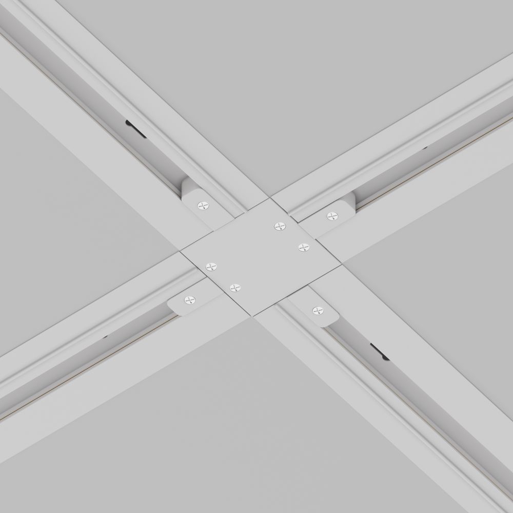 Коннектор Х-образный для однофазного шинопровода Maytoni Unity TRA002CX-11W