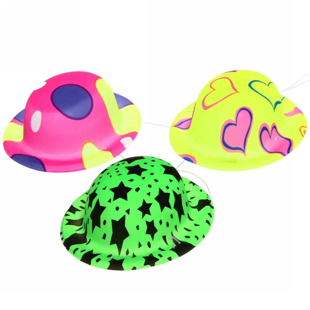 Шляпа карнавальная «Котелок» мини (d-16 см), микс