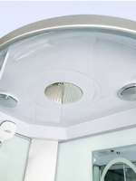 Душевая кабина WeltWasser  WW500 HALLE 1204 L 120х90 см,  прозрачное стекло, поддон низкий, крыша, гидромассаж, левосторонняя
