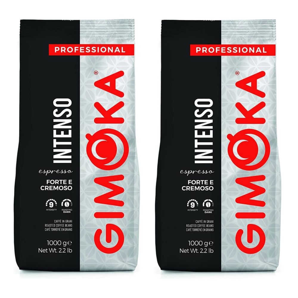 Кофе в зернах Gimoka Intenso, 1 кг, 2 шт