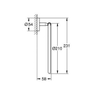Держатель полотенца кольцо Grohe bau cosmopolitan 40460001