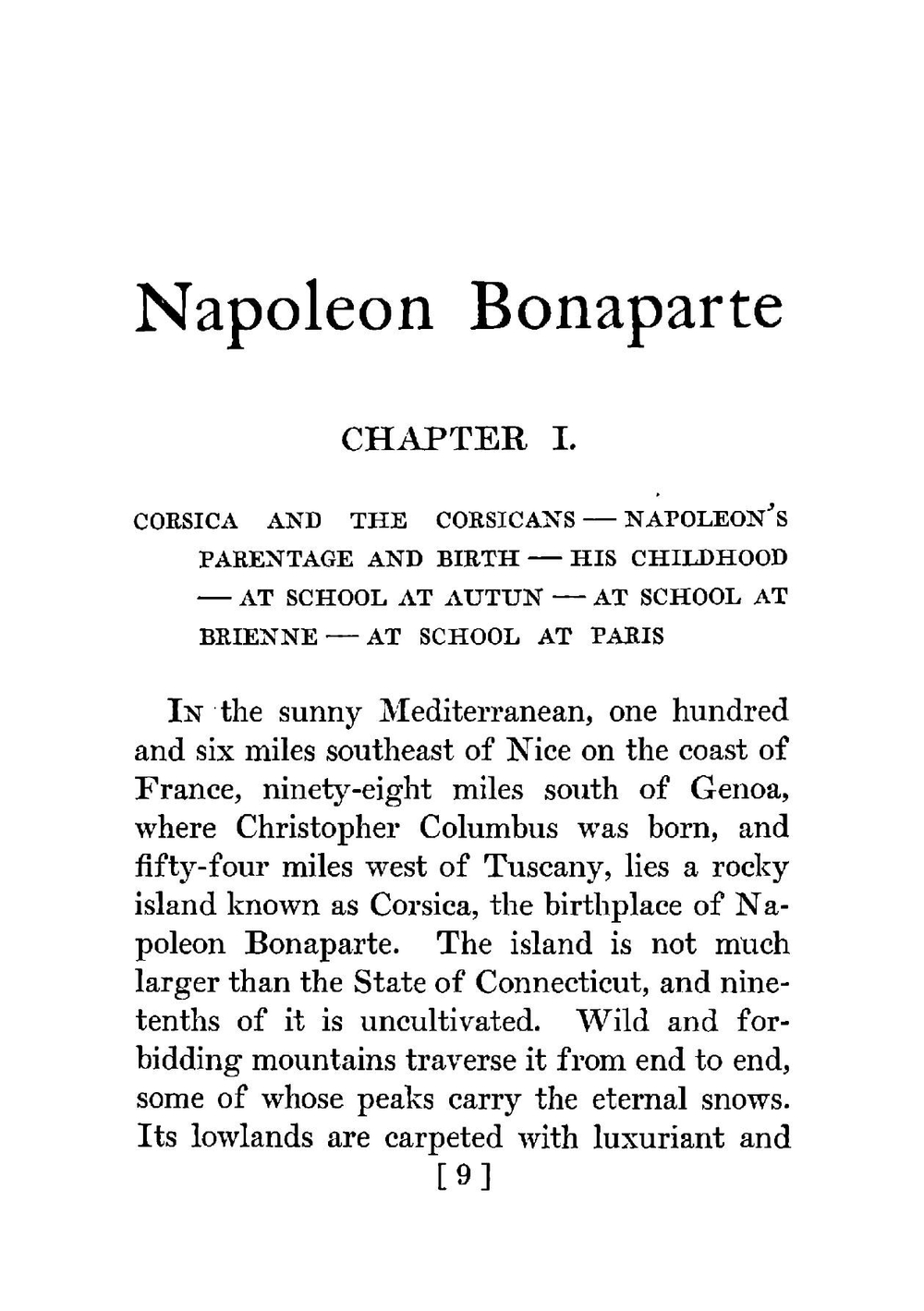 Napoleon Bonaparte; A History Written For Boys |  Сборник