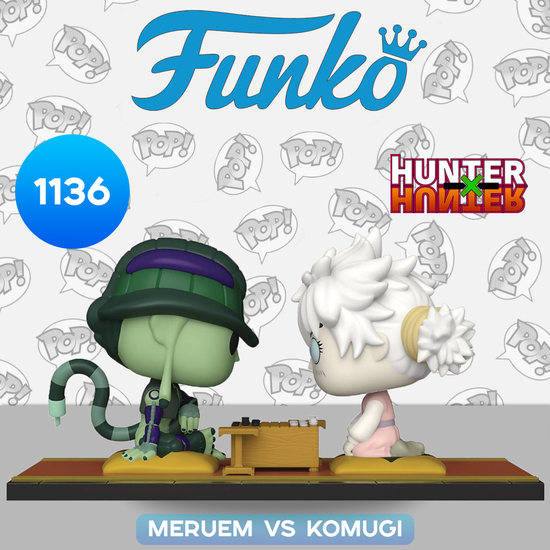 Фигурка Funko POP! Moment Hunter x Hunter Meruem vs Komugi (1136) 61380 / Фигурка по мотивам аниме "Охотник х Охотник", Меруэм против Комуги