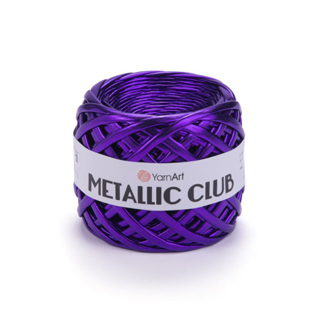 Пряжа Metallic Club, 180г, 55м, 100%полиэстер (цена за 1 шт)