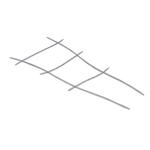 Опора для вьющихся цветов Прозрачная